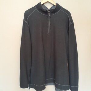 Tommy Bahama Quarter Zip Neck Top